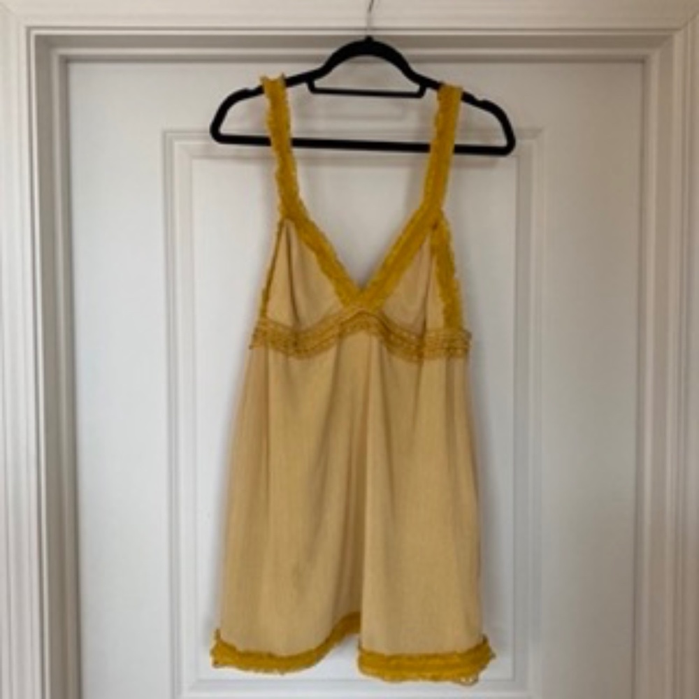 Striped Fringe Vestique Dress
